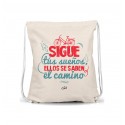 Mochila saco sigue tus sueños ellos saben el camino