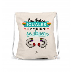 Mochila saco los polos iguales tambíen se atraen