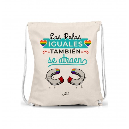 Mochila saco los polos iguales tambíen se atraen