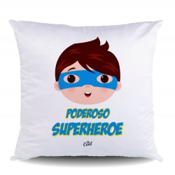 Cojin poderoso superheroe