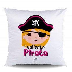 Cojin valiente pirata niña