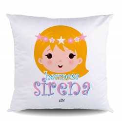 Cojin hermosa sirena