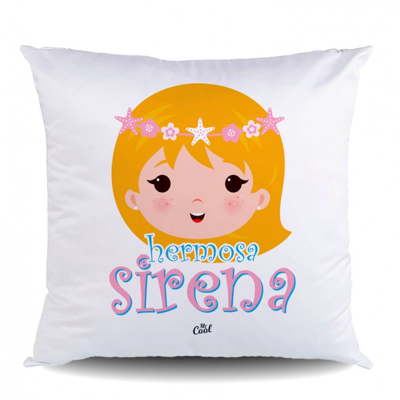 Cojin hermosa sirena
