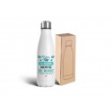 Botella acero inoxidable 750ml para el mejor novio del mundo te quiero y requetequiero