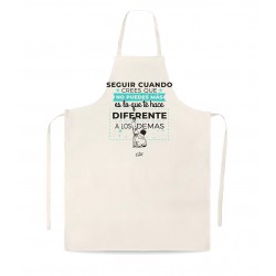 Delantal tipo lino seguir cuando crees que no puedes mas es lo que te hace diferente a los demas