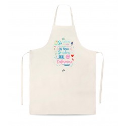 Delantal tipo lino si salvas una vida eres un héroe si salvas 100 eres una enfermera