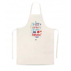 Delantal tipo lino si salvas una vida eres un héroe si salvas 100 eres un enfermero