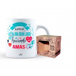 Taza la unica manera de hacer una gran labor es haciendo lo que amas