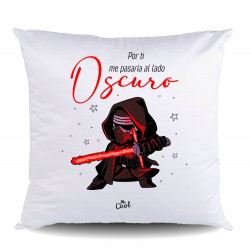 Cojin poliester por ti me pasaría al lado oscuro
