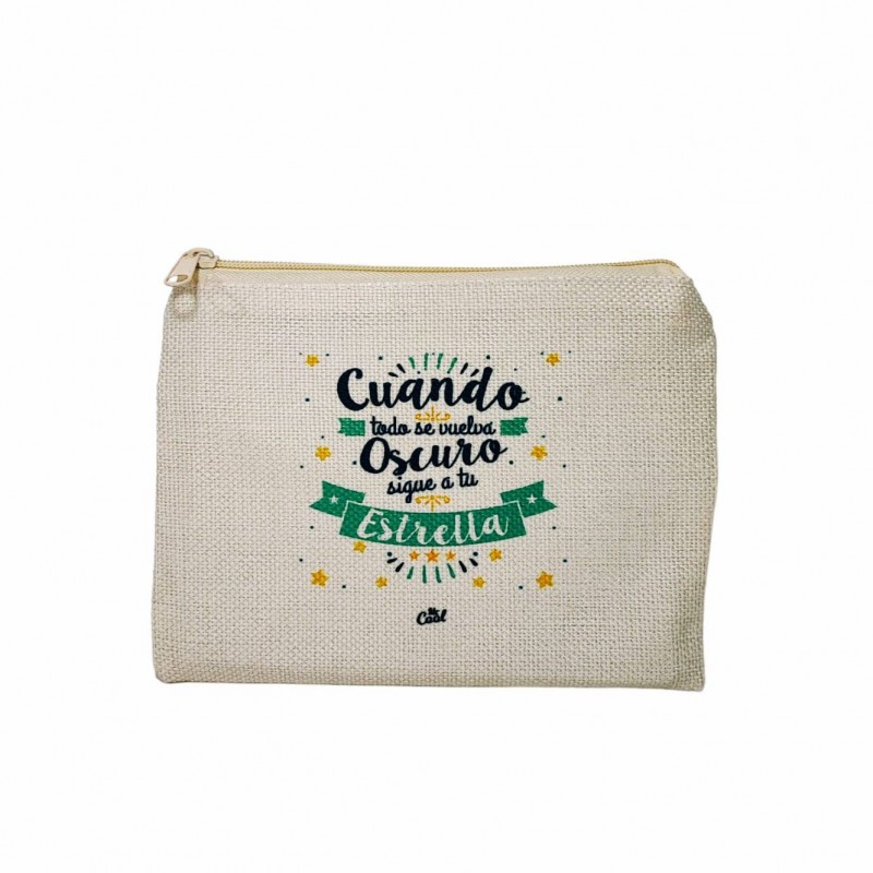 Neceser cuando todo se vuelva oscuro sigue a tu estrella