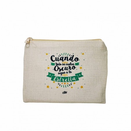 Neceser cuando todo se vuelva oscuro sigue a tu estrella