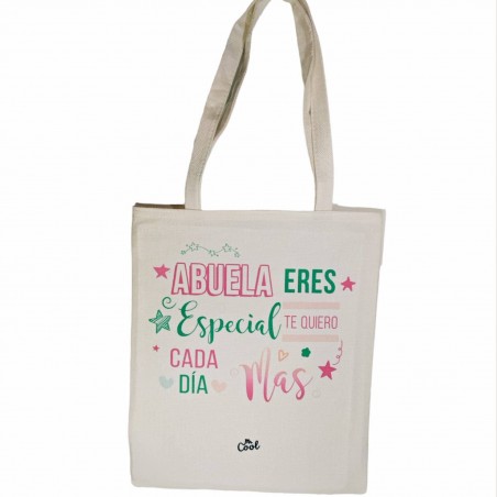 Bolsa tote bag abuela eres especial te quiero cada día más