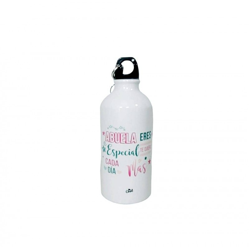 Botella aluminio 500ml abuela eres especial te quiero cada día más