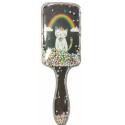 Cepillo kawaii para niñas con confeti