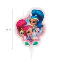 Vela para tarta de cumpleaños con diseño shimmer and shine