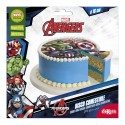 Oblea comestible para decoración de tartas modelo avengers