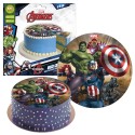 Oblea comestible para decoración de tartas modelo avengers