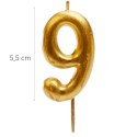 Vela para cumpleaños del número 9