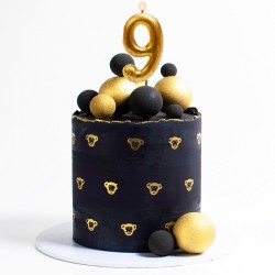 Vela para cumpleaños del número 9