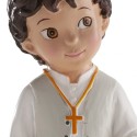 Figura de tarta para comunión niño bruno