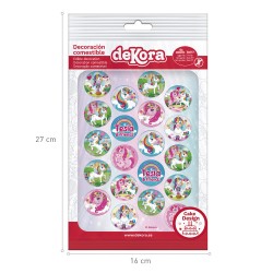 Pack de 20 mini discos unicornios