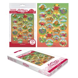 Pack de 20 mini discos dinosaurios