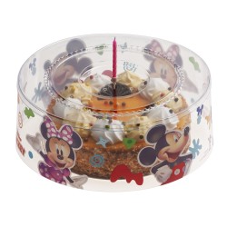 Cubre tartas con diseño de mickey y sus amigos