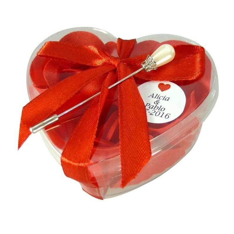 Alfileres para bodas detalles personalizados