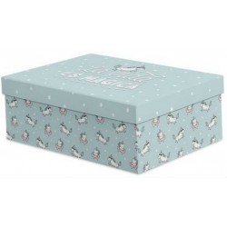 Pack de 4 cajas unicornio la vida es mágica