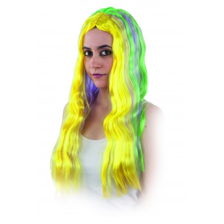 Peluca hippie multicolor