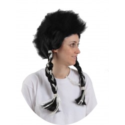 Peluca cresta con trenzas