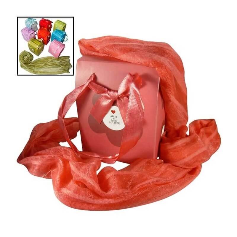 Pashminas con personalización para detalles de boda mujer