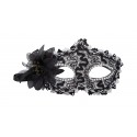 Antifaz de puntilla con flor