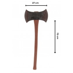 Hacha leñador doble filo