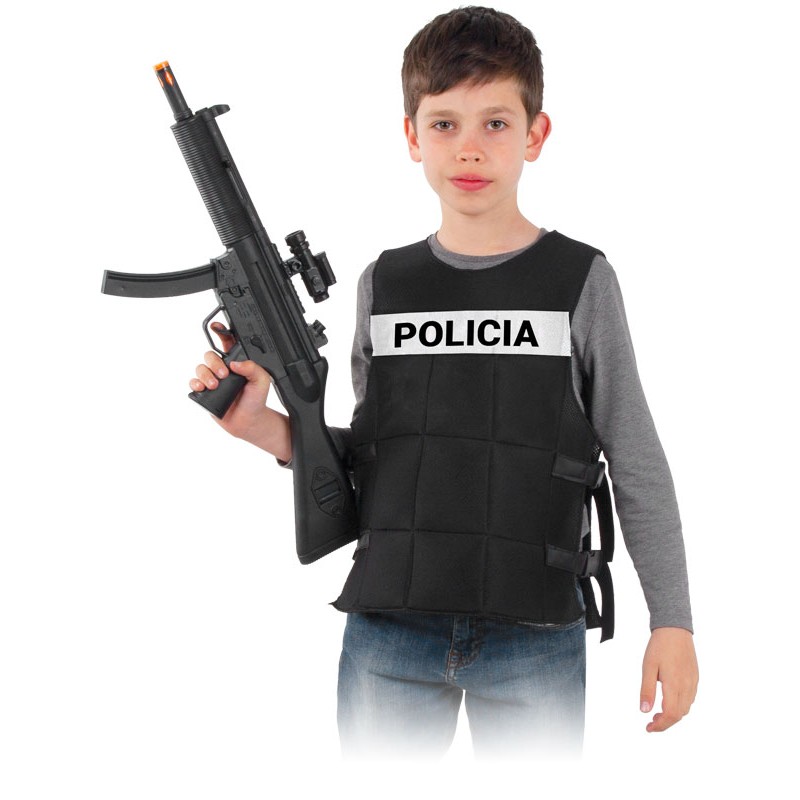 Chaleco policia antibalas infantil