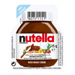 Nutella mini de 15 gramos para 1 servicio