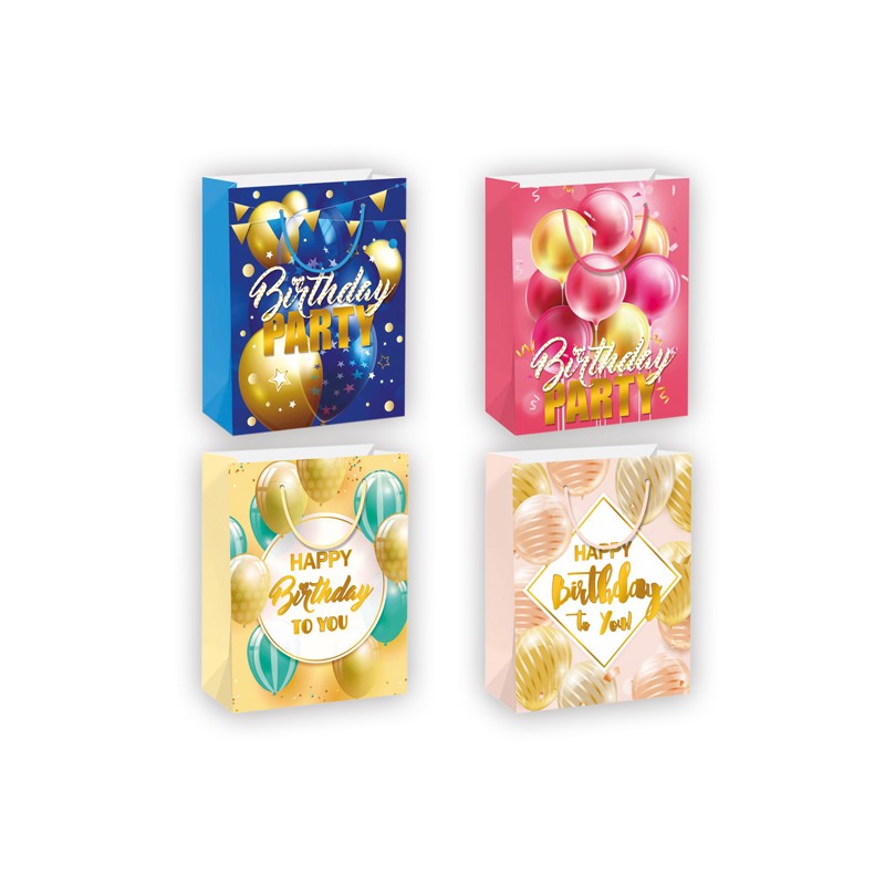 Bolsas medianas surtidas de cumpleaños