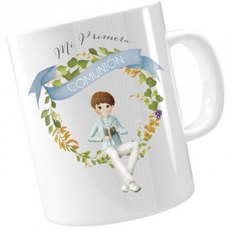 Taza comunión niño orla