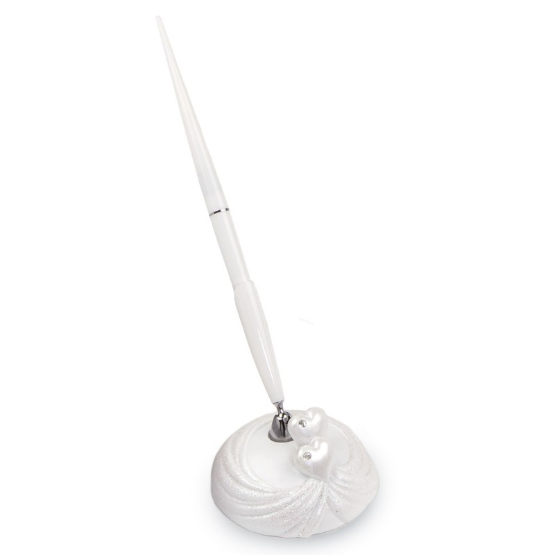 Bolígrafo firmas 2 corazones