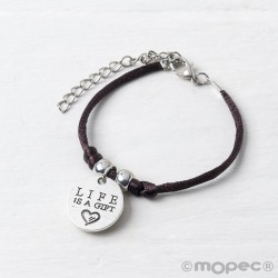 Pulsera con medalla árbol de la vida