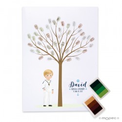 Lámina para firmas comunión niño marinero 29 5x42cm