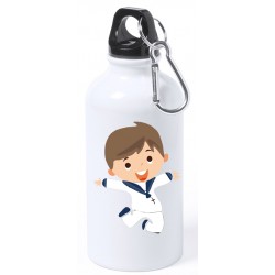Botella niño comunión personalizada con texto y nombre