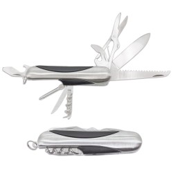 Navaja presentada en acetato personalizado con adhesivo transparente