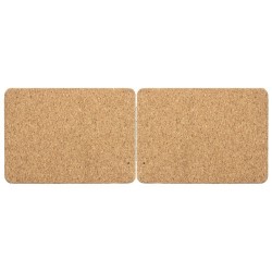 Espejo de corcho cuadrado