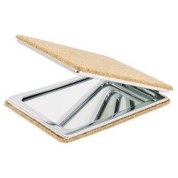 Espejo de corcho cuadrado