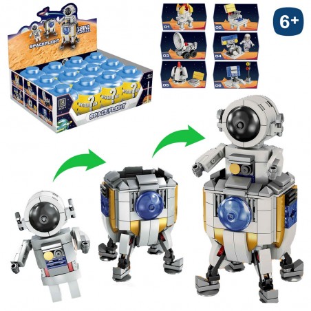 Huevo sorpresa de construcción espacial