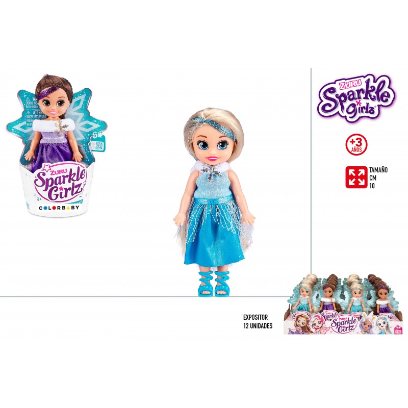 Muñeca princesa 10 cm surtidas