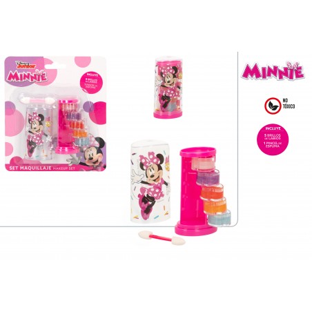 Brillo labial minnie mouse en torre con pincel