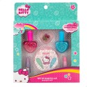 Set maquillaje hello kitty con pintauñas
