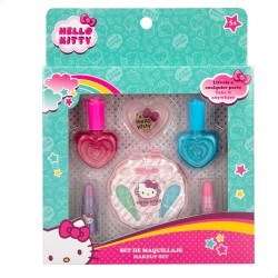 Set maquillaje hello kitty con pintauñas